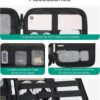 81F0RNz4kSL._AC_SL1500_.jpg BAGSMART Electronics Travel Organizer Case for 10.2 Inch Tablets, Tech Pouch Essentials for Power Bank, SD Cards, Cord and Cable Storage Bag, Black