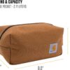81HenSwmFTL._AC_SL1500_.jpg Carhartt Durable Organizer, Pack Travel Essentials W/The Pfas Free Toiletry Bag W/Water Resistance