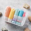 81IBMYid7AL._SL1500_.jpg 16 Pack Travel Bottles Set - TSA Approved Leak Proof Silicone Squeezable Containers for Toiletries, Conditioner, Shampoo, Lotion & Body Wash Accessories (16 pcs/White Pack)