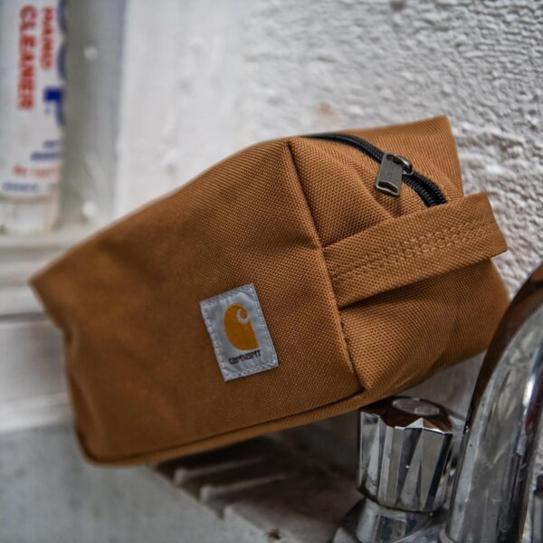81O0dkcKFzL._AC_SL1500_.jpg Carhartt Durable Organizer, Pack Travel Essentials W/The Pfas Free Toiletry Bag W/Water Resistance