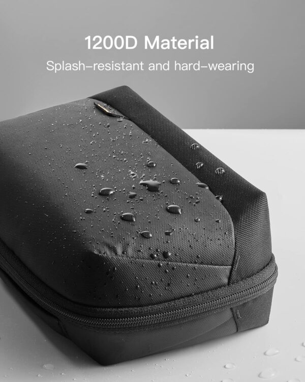 81O4ceAHLdL._AC_SL1500_.jpg Inateck Electronics Organizer Travel Case, 180° Open Water-resistant, Multifunctional Travel Organizer Bag, Electronic Accessories Carry Case, Black, Large