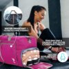 81P9DMMPaLL._AC_SL1500_.jpg Bago Foldable Duffel Bags for Traveling Women & Men - 60L Medium Packable Duffle Bag for Travel with Shoe Compartment - Water Repellant, Heavy Duty, Lightweight Folding & Collapsible (Pink)