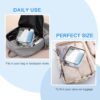 TSA Approved Toiletry Bag,2 Pack Clear Toiletry Bag, Quart Size Travel Essential Bags for Toiletries,Clear Makeup Bag Organizer, Carry on Cosmetic Bags for Women,Black