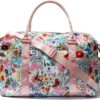 ESVAN Travel Tote Duffel Gym Bag,Weekender Overnight Carry-on Tote Crossbody Bag with Wet Pocket and Trolley Sleeve Upgraded