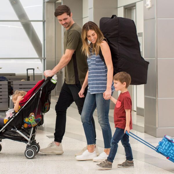 81Vs32es3dL._SL1500_.jpg J.L. Childress Ultimate Backpack Car Seat Travel Bag – Fully Padded - Heavy Duty Car Seat Backpack- Airplane Travel Bag for Baby Car Seats - Fits All Car Seats, Infant Carriers & Booster Seats - Black