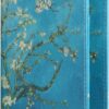 81Vz4bNnLiL._AC_SL1500_.jpg Passport Holder, Slim Travel Wallet RFID Blocking Card Case Passport Cover Protector Travel Essentials with Credit Card Slots Pockets for Women/Men, Almond Blossom Tree