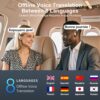 81W54NSIPL._AC_SL1500_.jpg Real Time Translation Earbuds, AI Language Translator Earphone 3-in-1 Accents & Long Battery Life Translation Earbuds OWS 144 Languages & 8 Offline for Travel Business,(Milkywhite)