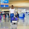 Luggage Straps Bag Bungee， Luggage Straps Suitcase Adjustable Belt，Add a Bag Easy to Travel Suitcase Elastic Strap Belt – (Black)