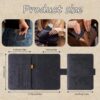 Passport Holder for Travel Leather Wallet Cover Case Must Haves Credit Card Bag Book Holder Protector Cruise Ship Vacation Essentials Accessories with Magnetic Buckle for Women and Men Gifts