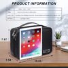 81ZpHXSObHL._AC_SL1500_.jpg SELLYFELLY Electronic Bag Travel Cable Accessories Bag Waterproof Double Layer Electronics Organizer Portable Storage Case for Cable, Cord, Charger, Phone, Adapter, Power Bank, Kindle, Hard Drives