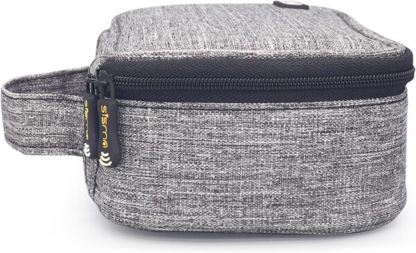 81atQ0iFCL._AC_SL1500_.jpg sisma Electronics Cords Organizer Tech Accessories Storage Case Travel Small Carrying Bag for Charging Cables Adapter USB Plugs Power Cord Leads - Grey 1680d