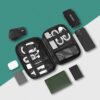 81b8ce6k3GL._AC_SL1500_.jpg PAVILIA Soft Electronic Organizer Travel Case, Travel Cord Organizer Bag, Small Cable Tech Storage Pouch, Travel Accessories Essentials Must Haves for Mobile Phone, USB, Cord, Charger, Black