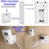 81dN9WaXA5L._AC_SL1500_.jpg 135dB Remote Motion Sensor Alarm Loud Sound for Garage, Shed. Portable Battery Operated Keypad Alert for Travel, Camp. Freestanding Indoor Home Security Motion Detecting Siren. Cordless or USB Power