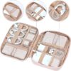 81dz6kzEL._AC_SL1500_.jpg NISHEL Travel Cord Organizer Case, Tech Electronic Bag, Essentials for Charger, Cable, Phone, Hard Drive, USB, SD Card, Pink