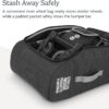 81ghHGDCDHL._AC_SL1500_.jpg UPPAbaby Travel Bag for all Minu Stroller Models – Backpack Style with Inner Wheel Bag + Storage Pocket - Durable Design with TravelSafe Protection
