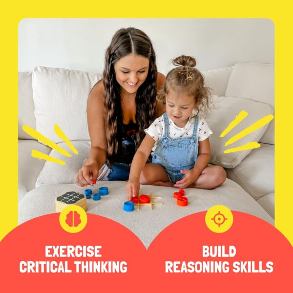81iK5W7lx-L._AC_SL1500_.jpg GiiKER Tic Tac Toe Bolt Game, Original 3-in-1 Handheld Puzzle Game Console, Portable Travel Games for Car Ride, Board Games for Kids and Adults, Birthday Gifts Easter Basket Stuffers for Ages 3+