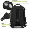 81j6MaclPL._AC_SL1500_.jpg Travel Backpack for Women Men,Travel Laptop Backpack w/USB Charging Port, Waterproof Travel Backpack Carry On Flight Approved,Weekender Business Hiking Bag,Laptop Backpack 15.6 inch