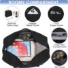 81jIbHMS-nL._AC_SL1500_.jpg Large Women Travel Duffle Bag - Carry on Overnight Bag Weekend Travel Duffel Tote Bag Yoga Gym Bag with Wet Pocket Toiletry Weekender Overnight Bag for Travel Business Trips Sport Hospital Black