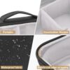 AKOZLIN Padded 3pcs/set Travel Organizer Office Cord Cable Electronics Accessories Bag Electrical Cord Management Case
