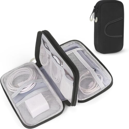 81lVZxnLUyL._AC_SL1500_.jpg Electronic Organizer, Travel Cable Organizer Case – Compact Pouch for Cords and Accessories Storage – Ideal for Electronics, Travel, and Daily Use