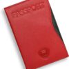 81mQzOl0fRL._AC_SL1500_.jpg Alban RFID Passport Holder Women Men RFID Blocking Travel Passport Wallet Case Genuine Leather Passport Cover porta pasaporte