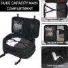 81o3WVcYDHL._AC_SL1500_.jpg ECOHUB Travel Backpack 18x14x8 Spirit Airlines Personal Item Bag Carry On Backpack 13 Pockets Large Work Casual Daypack for men Airline Approved Waterproof Gym Backpack with Charging Port, Black