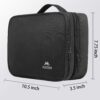 81o82RIpFwL._AC_SL1500_.jpg MATEIN Electronics Organizer Travel Case, Water Resistant Cable Organizer Bag for Travel Essentials, Gifts for Men, Storage Bag as Accessories for Phone, Cord, Tablet, Black