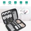 81oTnUmxCqL._AC_SL1500_.jpg BAGSMART Electronics Travel Organizer Case for 10.2 Inch Tablets, Tech Pouch Essentials for Power Bank, SD Cards, Cord and Cable Storage Bag, Black