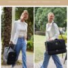 LOVEVOOK Large Travel Duffle Bag, Weekender Bags for Women With Shoe Compartment, Overnight Hospital Bag For Women Labor Delivery, Carry on Bag Personal Item Travel Bag, Yoga Gym Duffel Bag
