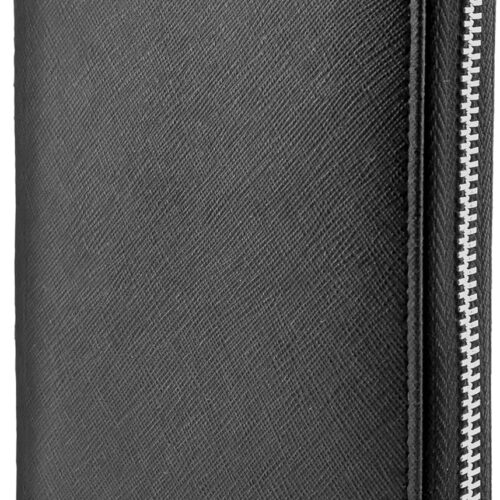 81s-PRbjykL._AC_SL1500_.jpg RFID Travel Wallet Passport Holder w/Zipper – Organizer Bag for Travel Documents – Safety Essentials Cover for Men Women
