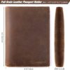 81sNddFPbdL._AC_SL1500_.jpg Jack&Chris Leather Passport Holder RFID Blocking Passport Travel Wallet Cover Case for Men Women Brown JC17