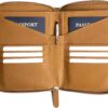 81sgwKDRIL._AC_SL1500_.jpg Full Grain Leather Family Passport Holder for 2-4 Passports - RFID Passport Holder and Travel Document Organizer - Large Leather Travel Wallet for Couples and Families - Camel