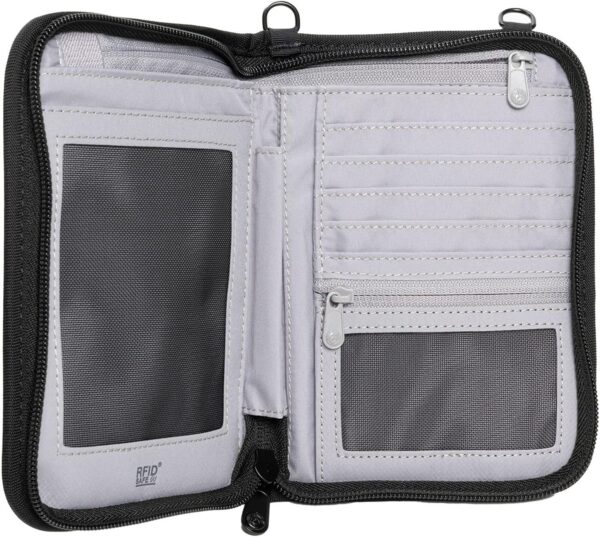 81sv9lgVCCL._AC_SL1500_.jpg Pacsafe Rfidsafe V150 Anti-theft Blocking Compact Passport Wallet, Black