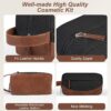 81vJ6XaB5HL._AC_SL1500_.jpg Travel Toiletry Bag for Men, Hanging Toiletry Organizer, Water Resistant Shaving Kit with Large Capacity for Travel Accessories (Black)