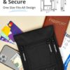 81yMyI4KW7L._AC_SL1500_.jpg Premium Neck Wallet Travel Pouch and Passport Holder, RFID Protected, Fits Passport with cover. Passport Holder Neck For Men and Women