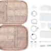 81yme22NzWL._AC_SL1500_.jpg NISHEL Travel Cord Organizer Case, Tech Electronic Bag, Essentials for Charger, Cable, Phone, Hard Drive, USB, SD Card, Pink