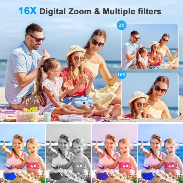 81zwQitEtEL._AC_SL1500_.jpg 4K Digital Camera,Autofocus 50MP UHD Vlogging Camera for YouTube,Compact with 16X Digital Zoom Anti-Shake,Travel with 32GB Card, 2 Batteries for Beginners and Teens