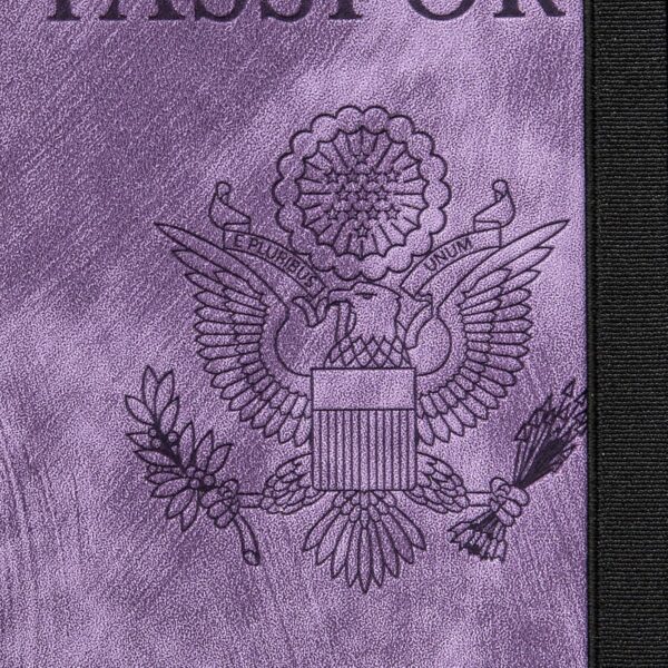 Passport Holder for travel - Cover Wallet -Travel Essentials RFID Blocking Travel Accessories for Women Men (violet)