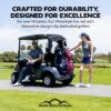 91SIJV6R0kL._AC_SL1500_.jpg Sun Mountain ClubGlider Meridian - Prestigious Golf Bag with Wheels for Ultimate Convenience - Heavy Duty Golf Travel Bag with Dense Foam Padding for Protection and Spacious Storage - Navy Black