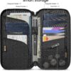 91ShQCkYJhL._AC_SL1500_.jpg tomtoc Passport Holder Family with RFID Blocking, Passport Wallet Women Men, with Airtag & Sim Card Holder and Eject Pin, Travel Document Organizer with Wrist Strap, Up to 4 Passports, Water-resistant