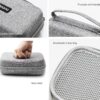 91doqu2RVL._AC_SL1500_.jpg Charger Case for MacBook, 7.9"x4.7" Computer Charger Organizer, Apple Magic Mouse Apple Pencil USB Flash Disk SD Card Small Portable Accessories Bag (Grey)…